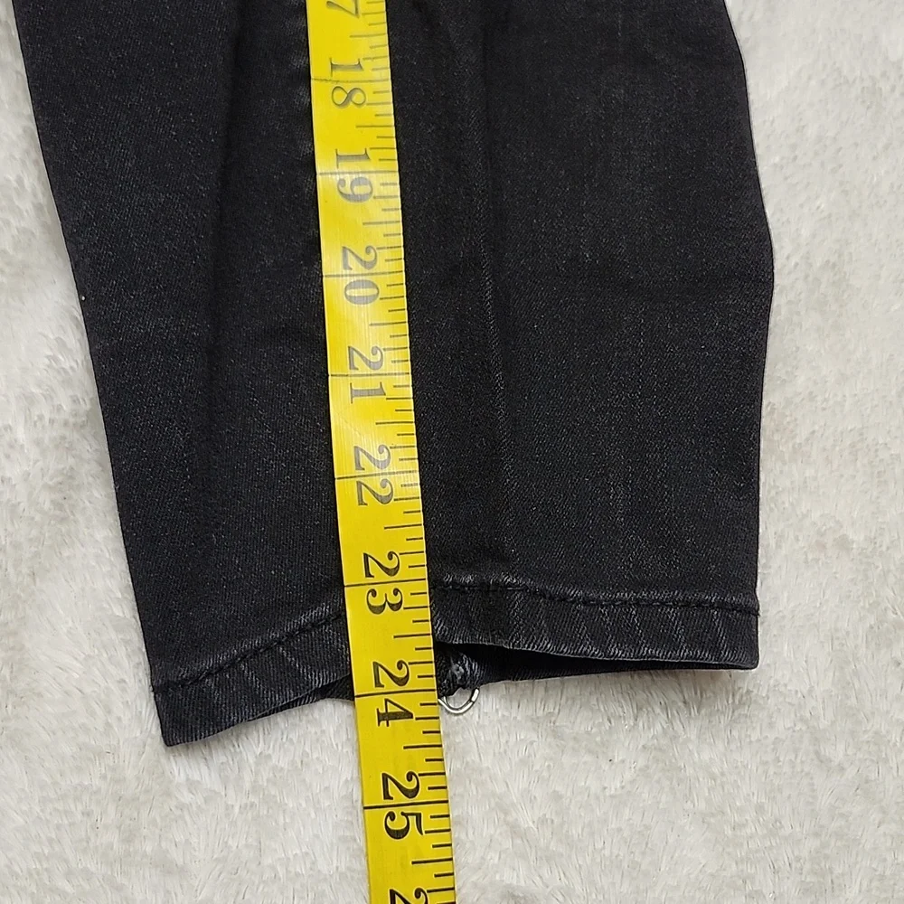 Torrid Bombshell Super Soft Skinny Leg High-Rise Black Jean Cropped Plus Sz 30R - Picture 9 of 10